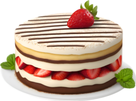 imagem do aparência deliciosa Tiramisu. gerado por ai. png