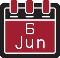 June 6 Vector Icon