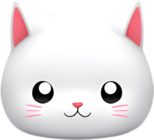 A cute little cat cartoon. AI-Generated. png