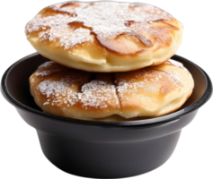 Image of Delicious-looking Poffertjes. AI-Generated. png