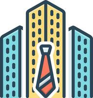 color icon for corporate vector