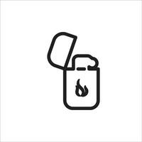 Lighter icon vector