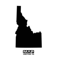 idaho map vector elements, idaho map vector illustration, idaho map vector template