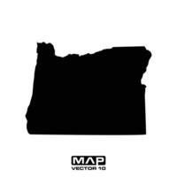 oregon map vector elements, oregon map vector illustration, oregon map vector template