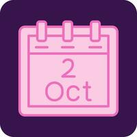 October 2 Vector Icon