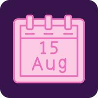 August 15 Vector Icon