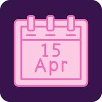 April 15 Vector Icon