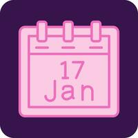 January 17 Vector Icon