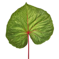 Beautiful leaf painting. AI-Generated. png