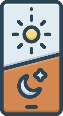 color icon for modes