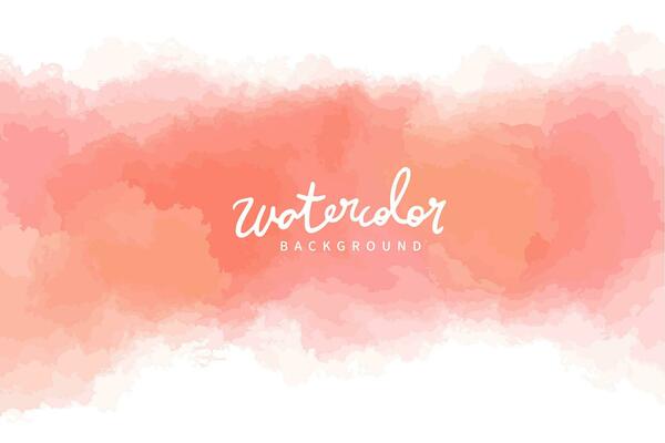 red watercolor paint stroke background vector illustration