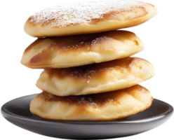 Image of Delicious-looking Poffertjes. AI-Generated. png