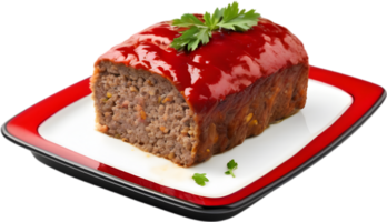Image of Delicious-looking Meatloaf. AI-Generated. png
