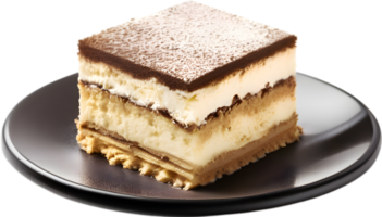 Image of Delicious-looking Tiramisu. AI-Generated. png