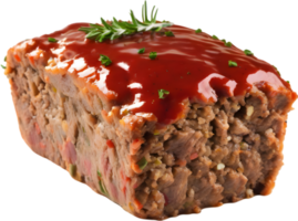 Image of Delicious-looking Meatloaf. AI-Generated. png