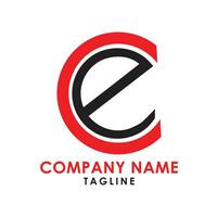 ce typography logo design vector