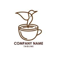 coffee shop logo designs vector