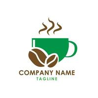 coffee shop logo design vector