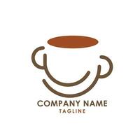 coffee shop logo design vector