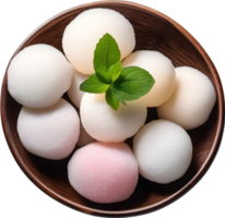 Image of Delicious-looking Mochi. AI-Generated. png