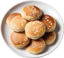 Image of Delicious-looking Poffertjes. AI-Generated. png