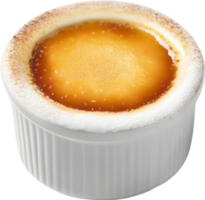 Image of Delicious-looking Cream Brulee. AI-Generated. png