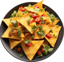 Image of Delicious-looking Nachos. AI-Generated. png