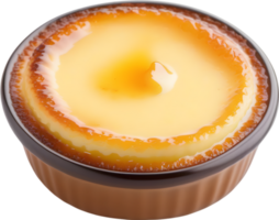 Image of Delicious-looking Cream Brulee. AI-Generated. png