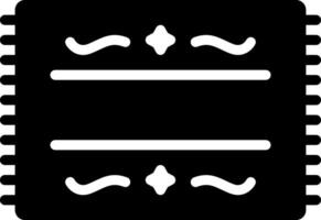 solid icon for mats vector