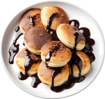 Image of Delicious-looking Poffertjes. AI-Generated. png