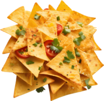 Image of Delicious-looking Nachos. AI-Generated. png