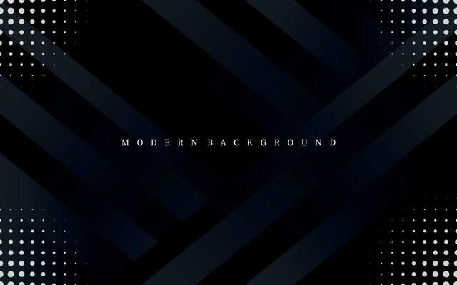 Modern black vector background. Geometric background design