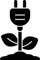 glyph icon design style vector