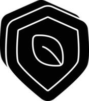 shield  glyph icon design style vector