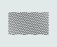 Abstract wave black line and white background or seamless wavy lines design vector