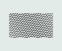 Abstract wave black line and white background or seamless wavy lines design vector