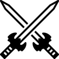 solid icon for combat vector