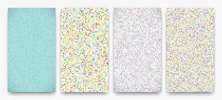 Abstract geometric background of squares vector