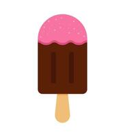 Popsicles vector element on White background.