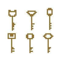 pixel key set vector