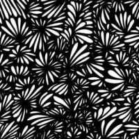 Abstract doodle of flower style.Floral background design for fabric,wallpaper,patern and ETC. vector