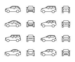 Car logo line art vector