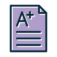 Grades Vector Thick Line Filled Dark Colors For Personal And Commercial Use.