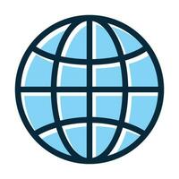 Website Filled Dark Colors  Icon For Personal And Commercial Use. vector