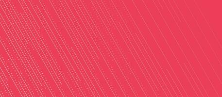 Pink white minimal lines abstract futuristic tech background vector