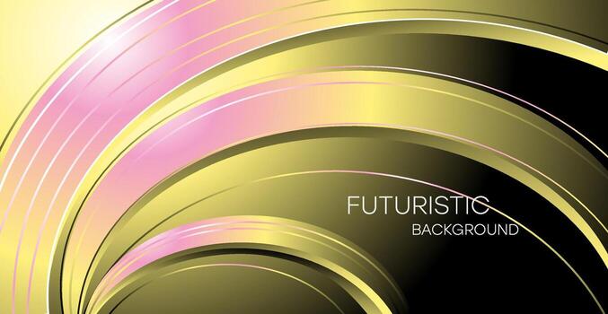 Abstract background with dynamic curved lines. Bright gradient background, template for congratulations, cards, etc. vector