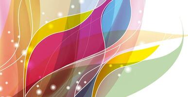 Colorful background with multicolored dynamic lines. Bright gradient background, template for congratulations, cards, etc. vector