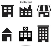 Building icon, Vector illustration