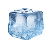 la glace cube isolé sur transparent Contexte. png déposer, Couper dehors. ai généré