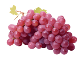 Grapes isolated on transparent background. PNG file, cut out. AI Generated